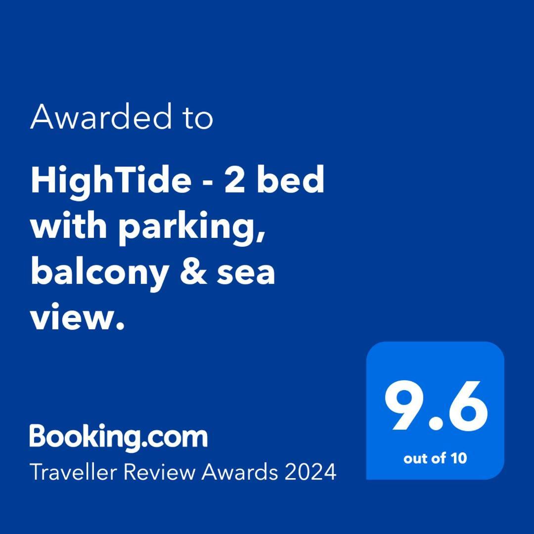 Ferienwohnung Hightide - 2 Bed With Parking, Balcony & Sea View. Swanage Exterior foto